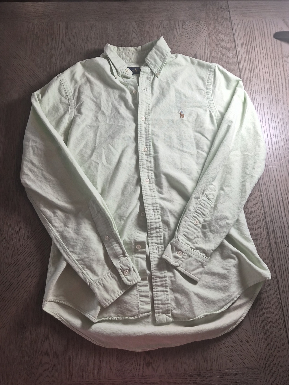 Ralph Lauren Light Mint Button-Down Oxford Shirt